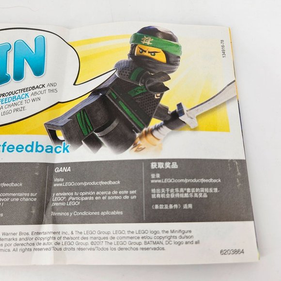 Lego Batman Movie DC Comics 70913 Manual Instruction Booklet ONLY No Bricks Figs - Picture 5 of 5